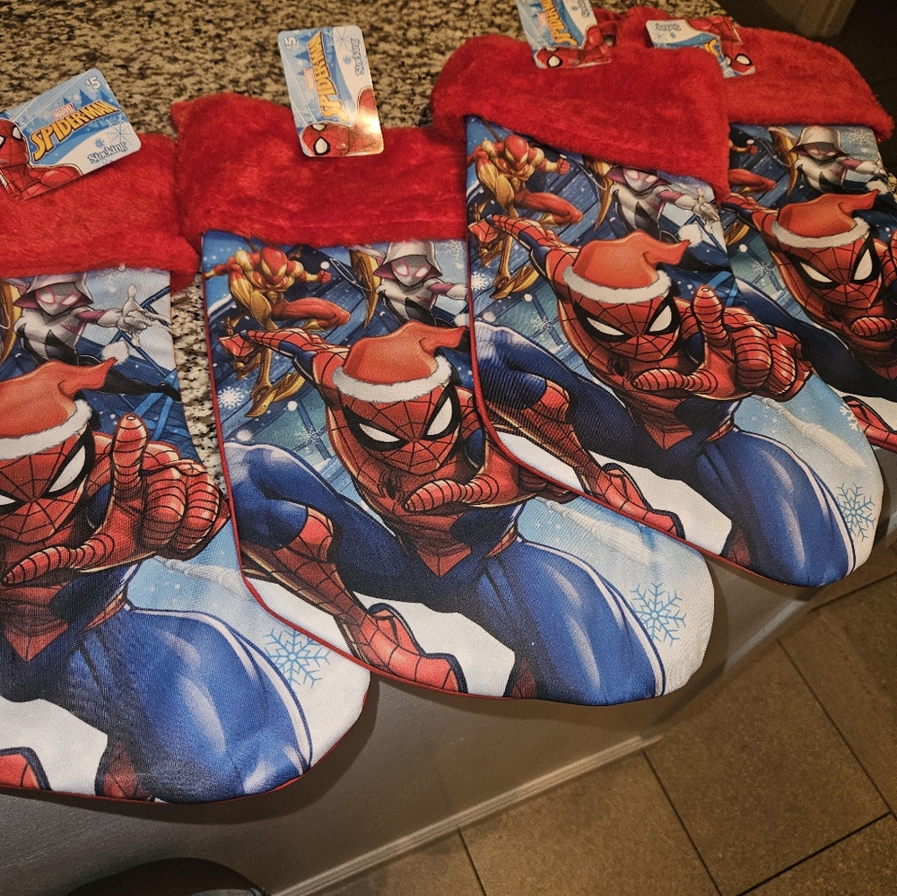 Spider-Man Christmas Stockings